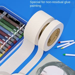 Wholesale Zhengxing Textured White Waterproof Painter <b>Paper</b> Wide Wall Trim Strip <b>Painting</b> Beauty Tape Students' Electrical Tapes - Product Image 3