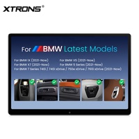 Pantalla de 14 Pulgadas para Reposacabezas de Asiento Trasero de Coche para BMW Serie 5/7/X5/X7/IX 2021-Actualidad Qualcomm 662 Android 16 4+64GB 4G HD Input CE-XTRONS