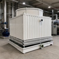 Nueva Torre de Enfriamiento Industrial de Flujo Cruzado de FRP, Tipo Cuadrado Anticorrosión con Diseño de Bajo Mantenimiento para Enfriamiento de Procesos HVAC