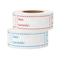 Étiquettes adhésives imperméables pour marquage de date alimentaire, diamètre du noyau 2,5 cm, imprimées par estampage, pour emballage domestique – Meilleures ventes