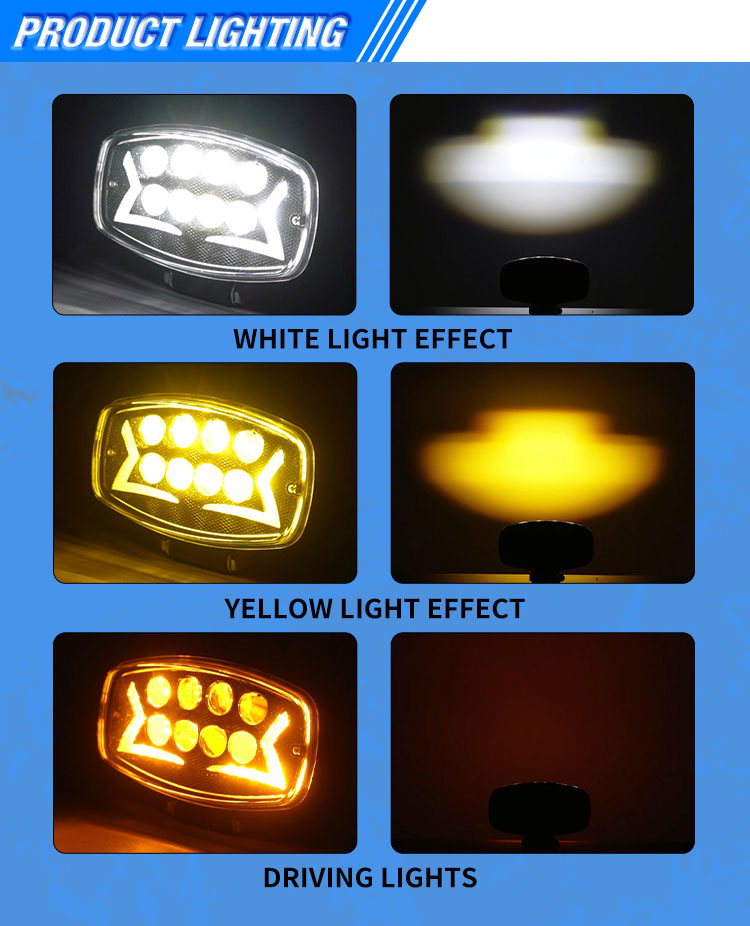 WHITE LIGHT / EFFECT YELLOW LIGHT/EFFECT DRIVING LIGHTS