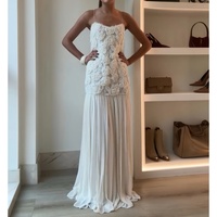 Robe de plage plissée midi à fleurs 3D pour femmes sexy