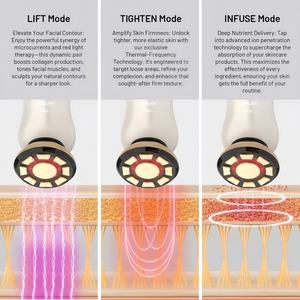 Nâng cấp 3-chế độ vẻ đẹp trên khuôn mặt thiết bị Ice-Cooling Lift & làm săn chắc massage mắt và Huyết thanh truyền cho nhà sử dụng - Product Image 2