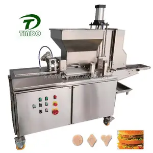 Automatische Hamburger Paste tchen formung Fleisch prozess Burger herstellungs maschine