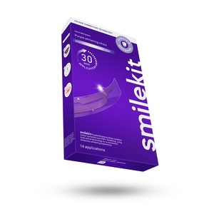 Bandes blanchissantes pour les dents Smilekit Purple, blanchiment longue durée de 30 jours avec correction de la couleur, 14 traitements pour usage domestique - Product Image 4