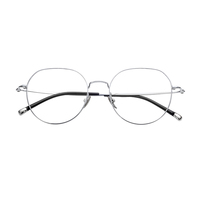 Lunettes optiques en titane montures de lunettes avec logo personnalisé pour hommes vente en gros en usine