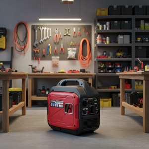 Gerador Portátil a Gasolina Refrigerado a Ar 220V de Alta Potência 1-9kW Baixo Ruído para Uso Externo com Partida Automática 50Hz 10A - Product Image 1