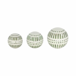 Set di sculture in ceramica a forma di sfere per decorare casa, bagno, ufficio, pezzo decorativo d'accento - Product Image 2