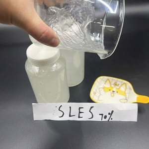 Chine Approvisionnement d'usine Détergent cosmétique de haute pureté Matière première chimique Sulfate d'éther laurique de sodium SLES 70% - Product Image 4