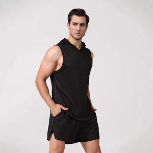 Chaleco con Capucha para Hombre, Nuevo Modelo de Verano, con Bolsillos, Sudadera, Camiseta Deportiva sin Mangas - Product Image 1