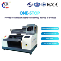 Printer Flatbed Inkjet UV XP600 Otomatis Penuh A3 Baru dengan 2 Head Kecepatan Tinggi untuk Pencetakan Akrilik, Kayu, Logam, Kulit & Label