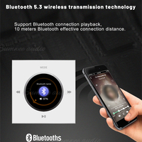 Ses Güç Amplifikatörleri Bluetooth AUX 4x25W Arka Plan Müzik Kontrol Cihazı Stereo Ses Kontrol Paneli Radyo Çalar Tavan Hoparlörleri