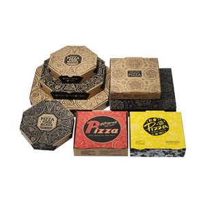 Boîte à <span class=keywords><strong>pizza</strong></span> de qualité alimentaire avec logo personnalisé <span class=keywords><strong>carton</strong></span> ondulé imprimé boîte alimentaire à emporter tailles personnalisées <span class=keywords><strong>carton</strong></span> à <span class=keywords><strong>pizza</strong></span> bon marché - Product Image 1