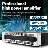 Meilleur prix Amplificateur audio DJ Sound 600Watts 800Watts 1000Watts Amplificateur de puissance sonore stéréo