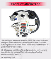 ACT LPG GLP Équipement d'injection de carburant double 8 Cilindros De Gas Para Coche Kit De Conversion Gasolina a Gas Natural