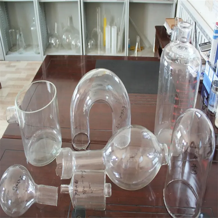 Профилированные стеклянные трубки из боросиликатного стекла 3,3 закаленные трубы из боросиликатного стекла