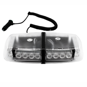 Luz de baliza de emergencia LED roja y azul, 12V-24V, <span class=keywords><strong>Mini</strong></span> Barra de luz estroboscópica para techo de coche, luz de advertencia giratoria magnética para Wrangler - Product Image 1