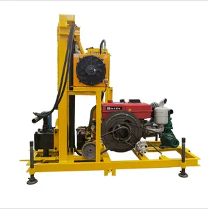China Supplier Mini Drilling Rig for Water Well Machine with Portable Wheels