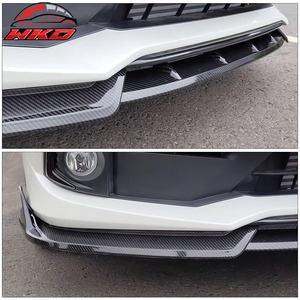 เหมาะสำหรับ Honda Civic Sedan ปี 19-21 ชุดแต่งกันชนหน้าสไตล์ IKON คาร์บอนไฟเบอร์ลายไฮโดรไดป์ (ผิวเงา/ผิวเรียบ) - Product Image 3