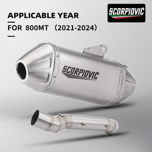 <span class=keywords><strong>CFMOTO</strong></span> 800MT <span class=keywords><strong>MT800</strong></span> CF800 Section médiane Slip de connexion OnT148 Silencieux d'échappement Système complet 2021-2024 - Product Image 5