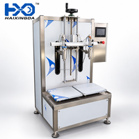 Machine de remplissage d'eau, machine de remplissage de liquides pour engrais foliaires et liquides de nettoyage, remplisseur pondéral à double buse pour seaux