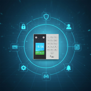 360 ° Dispositif de <span class=keywords><strong>reconnaissance</strong></span> des veines de la paume et de contrôle d'accès par <span class=keywords><strong>reconnaissance</strong></span> faciale omnidirectionnel pour la gestion des pointages des employés - Product Image 4