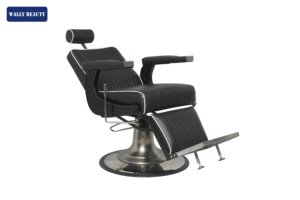 Silla de Barbero Negra, Muebles de Salón Económicos, Equipo de Peluquería <span class=keywords><strong>para</strong></span> Barbería - Product Image 4