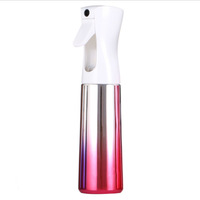 Bouteilles en plastique PET à pulvérisation continue dégradée personnalisées, pulvérisateurs à pompe à brume fine modulaires réutilisables pour parfum, vente en gros