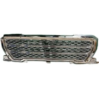 Grille avant en maille noire WANJIANG pour GMC Sierra 2019 2020, mise à niveau sportive, remplacement facile à installer