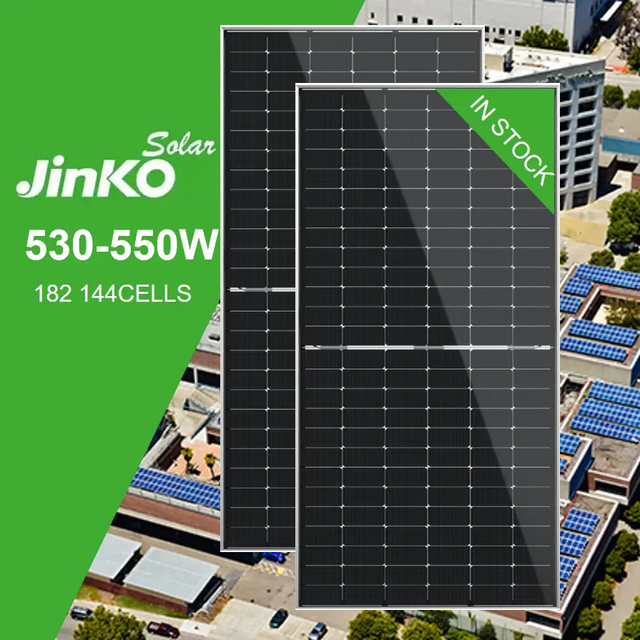 Factory Price Tier 1 Brand Jinko Mono 535W 540W 550W Half Cut 182mm Jinko Solar Panel