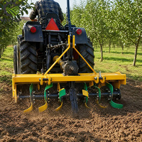 Motoculteur rotatif compact de type européen à transmission latérale pour travaux de culture en vergers étroits, directement de l'usine