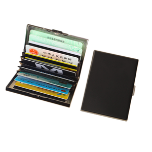 Tarjetero de Aluminio Anti-Robo, Tipo Acordeón, con Bloqueo RFID y Protección Contra Desmagnetización - Product Image 1