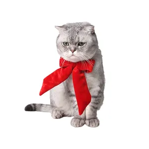 제조 업체 도매 빈티지 성능 큰 부드러운 크리스마스 개 고양이 애완 동물 나비 넥타이
