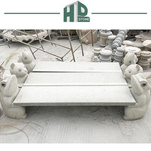 Bancs en pierre sculptés <span class=keywords><strong>à</strong></span> la main pour l'extérieur, produits <span class=keywords><strong>de</strong></span> jardinage traditionnels chinois, bancs en pierre pour animaux - Product Image 2