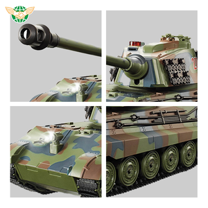 2.4Ghz 1:16 Télécommande Tir Réservoir Simulation Son et lumière Rc Modèle Tank Car Pour Enfant - Product Image 4