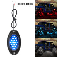 Luz LED de Chasis Multicolor de 12V Impermeable con 24 LEDs 2835 para Maletero de Coche, Todoterreno, SUV, ATV, UTV, Luz de Ambiente
