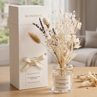 Diffuseur de Parfum d'Ambiance Fleur Marque Blanche Aromathérapie Parfumé Ensembles de Diffuseurs à Bâtonnets Sans Liquide