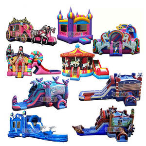סדרנים מסחריים בית קפיצה מתנפח קפיצה טירת קומבו סדרן בריכת שחייה עם מגלשה טירה מתנפחת מתנפחת - Product Image 6