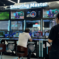 Machine d'arcade de tir à sensation réelle Yulong, simulateur de tir à monnayeur Yulong Real Shooting Gun Master pour aire de jeux intérieure
