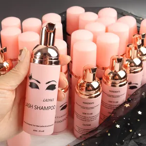 OEM Custom Vegan Großhandel Nerz Clean Private Label Wimpern reinigung Wimpern seife Schaum Wasch schaum Reiniger Shampoo