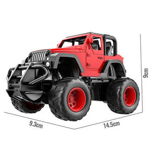 รถบังคับวิทยุ 2.4G 4WD ขับเคลื่อนสี่ล้อ พร้อมไฟ ชาร์จผ่าน USB สำหรับทุกสภาพพื้นผิว สีน้ำเงิน-ส้ม คละสี จำนวนมาก - Product Image 5
