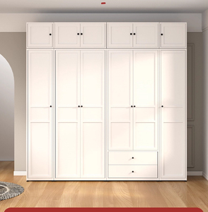 Armario Moderno de Acero con Puertas Corredizas, Estantes Ajustables, Tamaño y Color Personalizables, Ensamblaje DIY para Dormitorio - Product Image 6