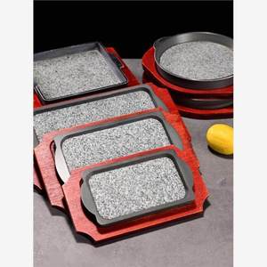 Stone Baking Pan Rectangle Granite Durable Oven Safe Baking Dish - Product Image 2