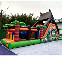 Grand parcours d'obstacles gonflable unisexe en PVC pour enfants et adultes, idéal pour les parcs et les aires de jeux