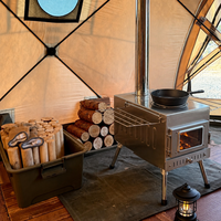 Réchaud de camping portable pour la randonnée et la cuisine en plein air