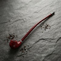 Pipe à tabac FUTENG en bois de rose, filtre intégré, longue poignée, ensemble de pipes en bois massif, accessoires pour fumeurs, vente en gros