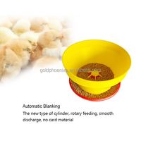 Mangeoire automatique pour poussins, à gravité, en plastique, pour volailles, modèle Turbo
