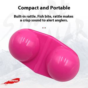 Plate-forme de poisson-chat <span class=keywords><strong>Hochet</strong></span> Cloche Accessoire <span class=keywords><strong>Crochet</strong></span> Rigs avec Double Hochets Plastiques Cloches de pêche Perles d'alarme pour une pêche efficace <span class=keywords><strong>au</strong></span> poisson-chat - Product Image 2