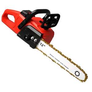 Motosierra de 12 Pulgadas sin Escobillas con Batería de Iones de Litio de 2 Ah, Alta Potencia, <span class=keywords><strong>4250</strong></span> RPM, para Jardinería, Tala, Poda, Portátil, para el Hogar - Product Image 1