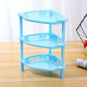Étagère multifonctionnelle à 3 niveaux, étagère en plastique pour cuisine et salle <span class=keywords><strong>de</strong></span> bain, étagère <span class=keywords><strong>de</strong></span> <span class=keywords><strong>rangement</strong></span> pour table, étagère d'organisation pour placard - Product Image 1